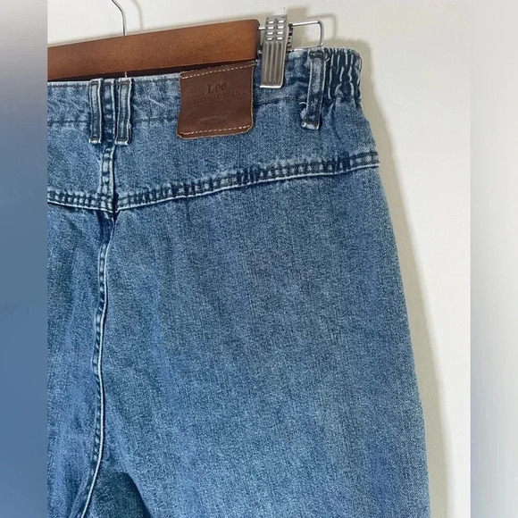 VINTAGE Lee mom jeans 80’s butt No Pocket Elastic High Waist 30x31” 14M EUC 0195 - Picture 5 of 10